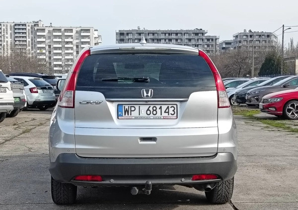 Honda CR-V cena 43900 przebieg: 254700, rok produkcji 2014 z Warszawa małe 379